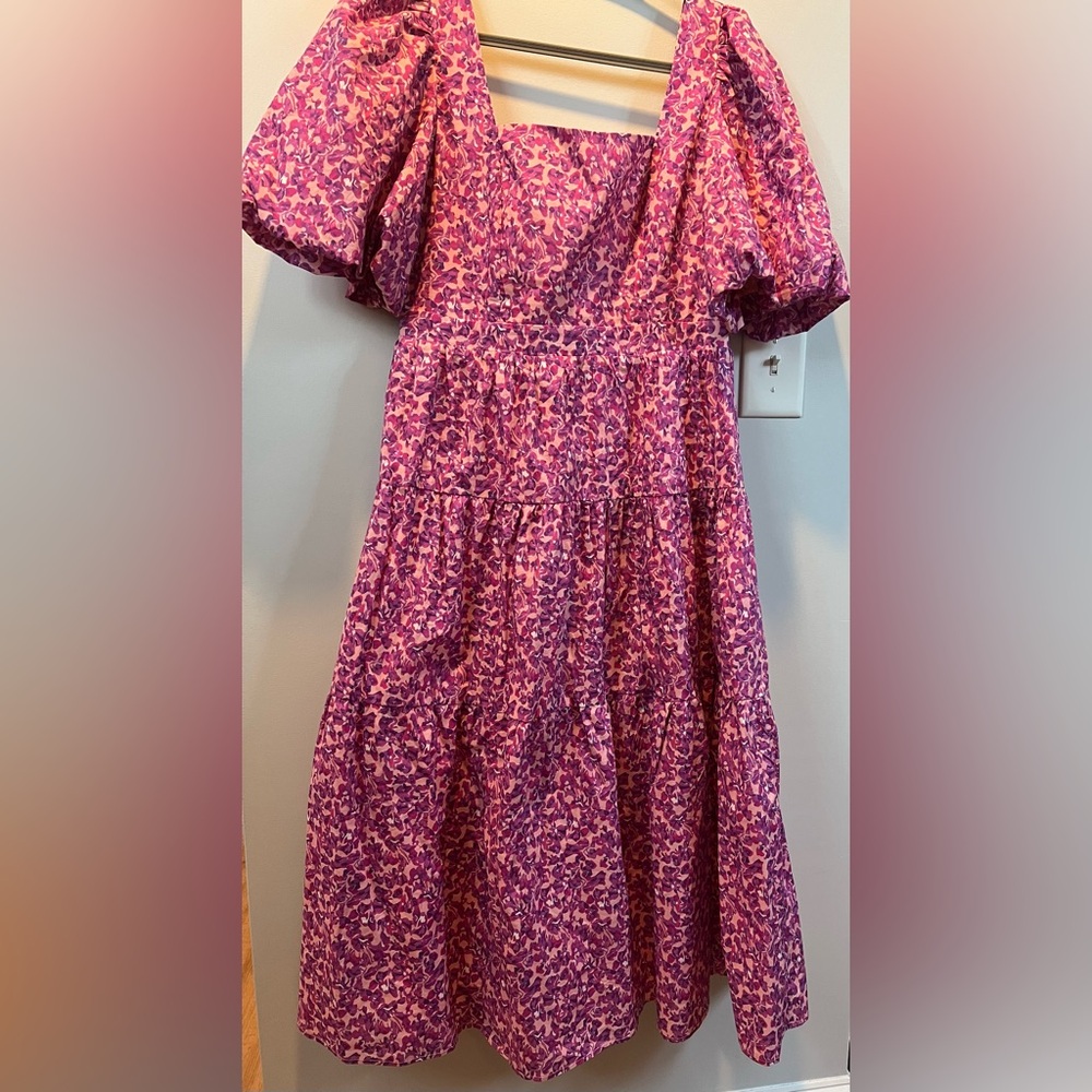 Floral Pink Maxi Dress
